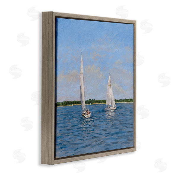 Stupell Industries Tim Coffey | Twin Summer Sailing Boats
