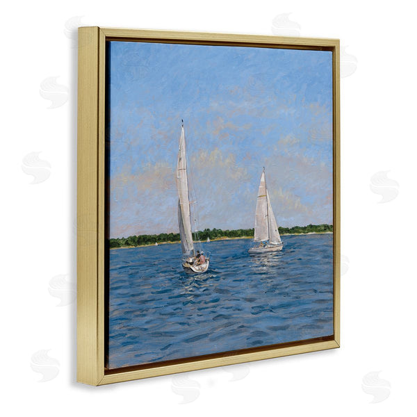 Stupell Industries Tim Coffey | Twin Summer Sailing Boats