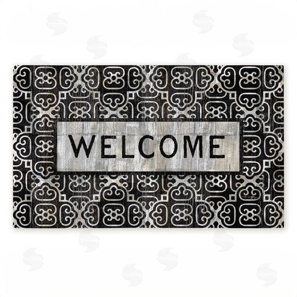 stupell industries Tim Coffey | Urban Farmhouse Welcome Non-Woven Door Mat