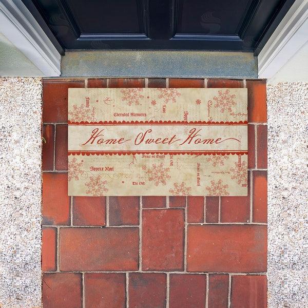 Stupell Industries Tim Coffey | Vintage Holiday Traditions Non-Woven Door Mat