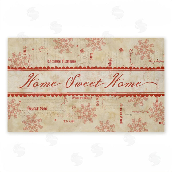 stupell industries Tim Coffey | Vintage Holiday Traditions Non-Woven Door Mat