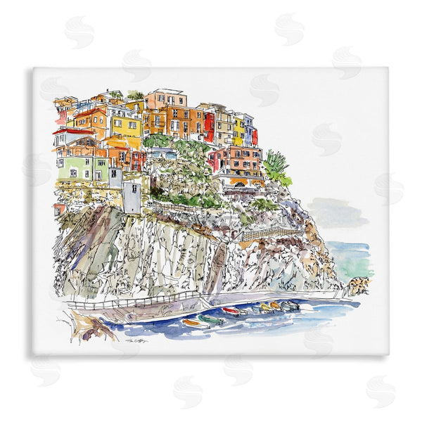 stupell industries Tim Coffey | Wanderlust Seaside Motif