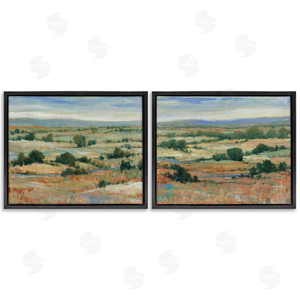 Stupell Industries Tim O'Toole | Abstract Farm Field Landscape Wall Art