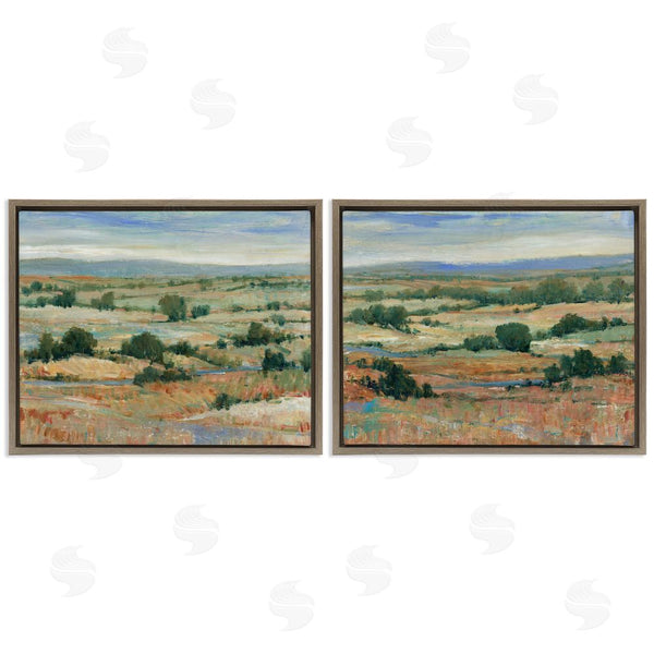 Stupell Industries Tim O'Toole | Abstract Farm Field Landscape Wall Art