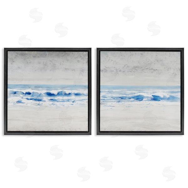 Stupell Industries Tim O'Toole | Abstract Rolling Beach Waves Shoreline Wall Art