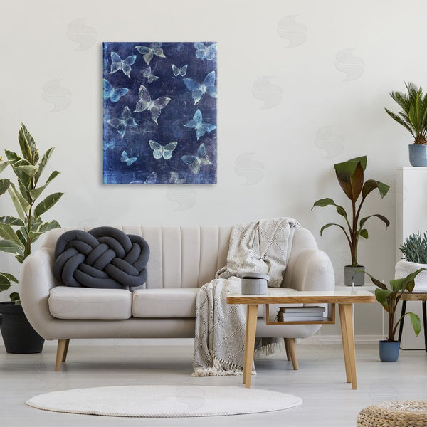 Stupell Industries Tim O'Toole | Blue Modern Butterflies Wall Art