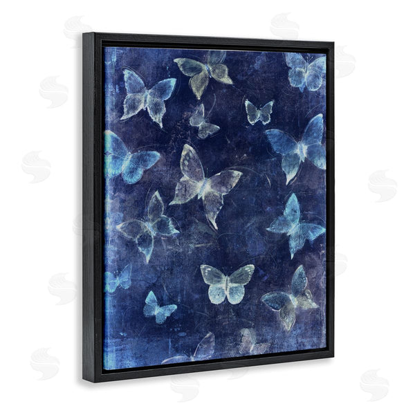 Stupell Industries Tim O'Toole | Blue Modern Butterflies Wall Art