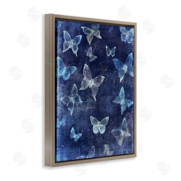 Stupell Industries Tim O'Toole | Blue Modern Butterflies Wall Art