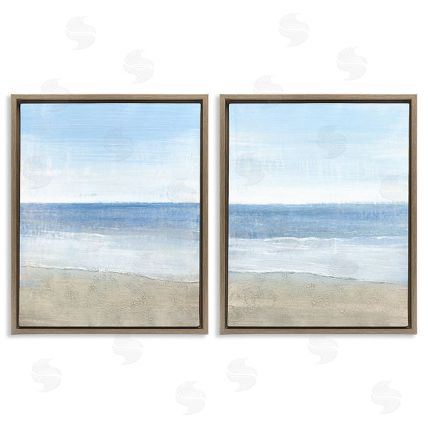 Stupell Industries Tim O'Toole | Coastal Seafoam Beach Waves