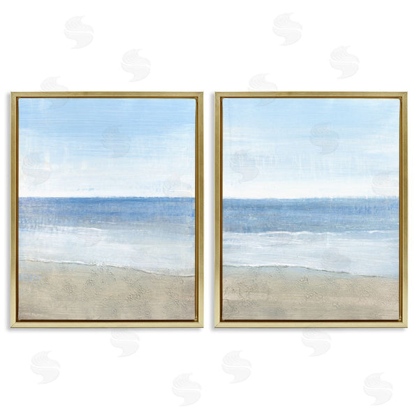 Stupell Industries Tim O'Toole | Coastal Seafoam Beach Waves