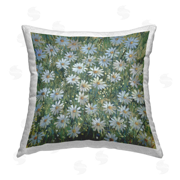 Stupell Industries Tim O'Toole | Lush Daisy Field Printed Throw Pillow