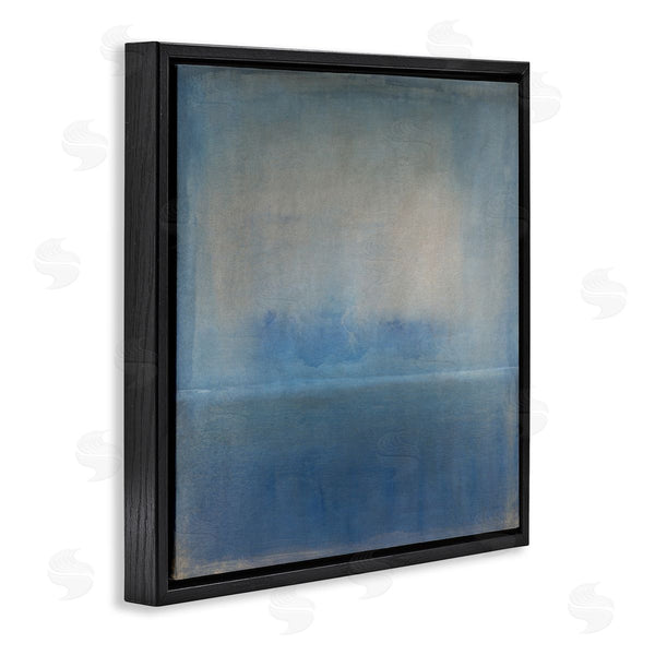 Stupell Industries Tim O'Toole | Obscure Abstract Landscape Blue Weathered Painting Design Wall Art