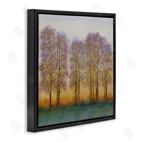 Stupell Industries Tim O'Toole | Warm Sunset Sky Trees Silhouettes Nature Scene Wall Art