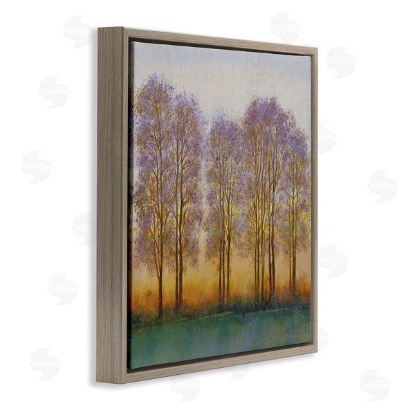 Stupell Industries Tim O'Toole | Warm Sunset Sky Trees Silhouettes Nature Scene Wall Art