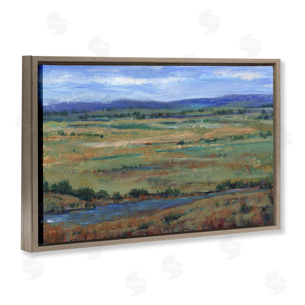 Stupell Industries Tim OToole | Flowing River By Mountains