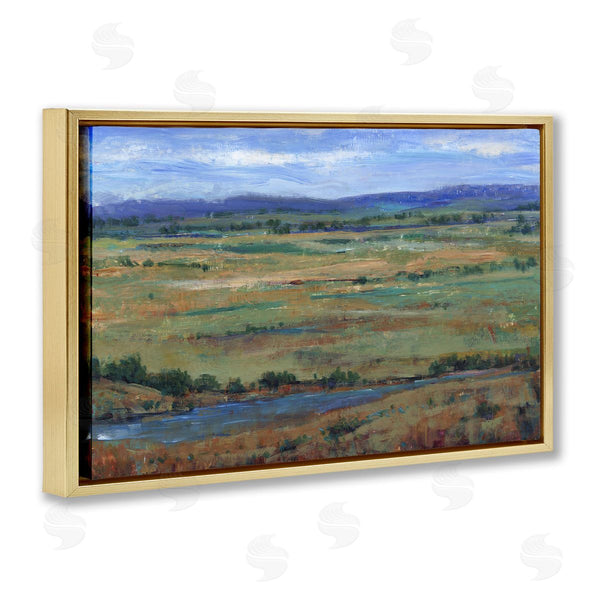 Stupell Industries Tim OToole | Flowing River By Mountains