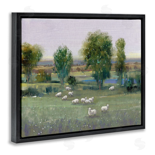 Stupell Industries Tim OToole | Sheep In Pasture Overlook