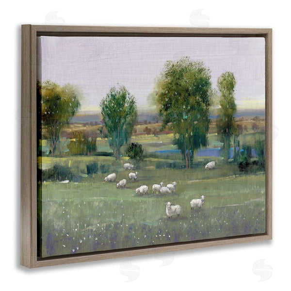 Stupell Industries Tim OToole | Sheep In Pasture Overlook