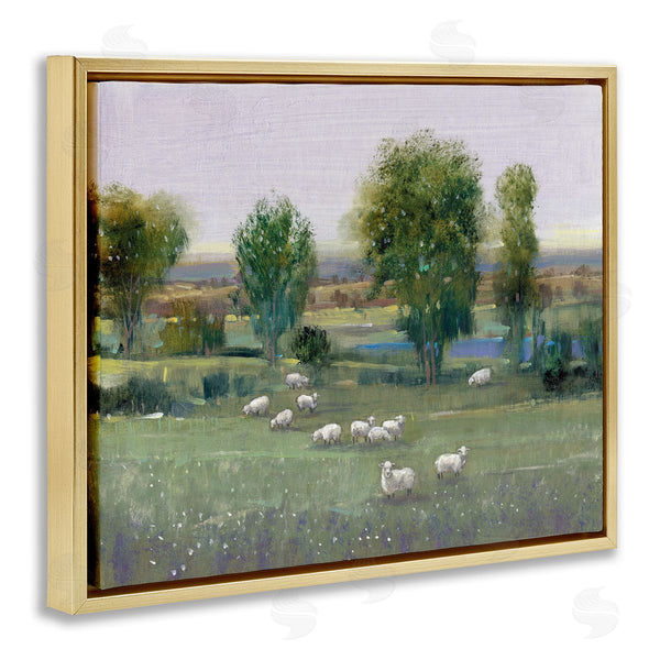Stupell Industries Tim OToole | Sheep In Pasture Overlook