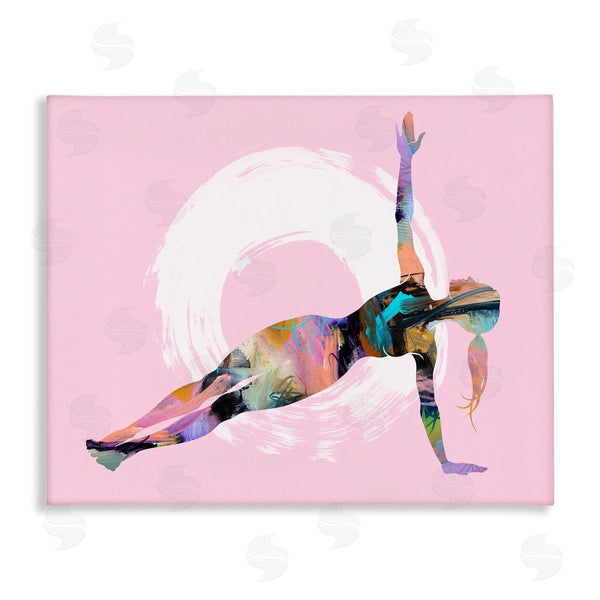 stupell industries Tim Parker | Abstract Yoga Exercise Wall Art