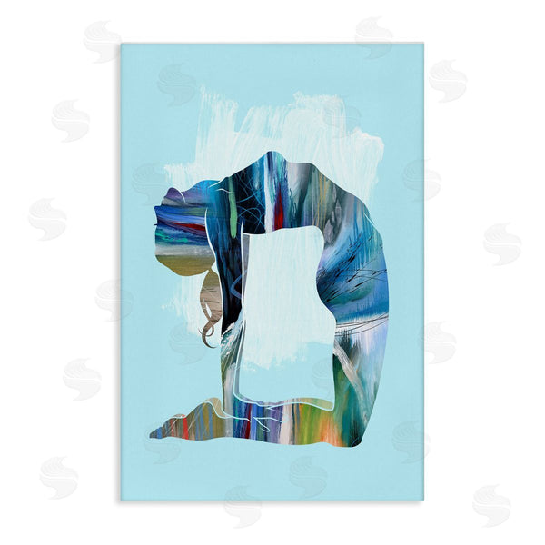 stupell industries Tim Parker | Powerful Yoga Stretch Wall Art
