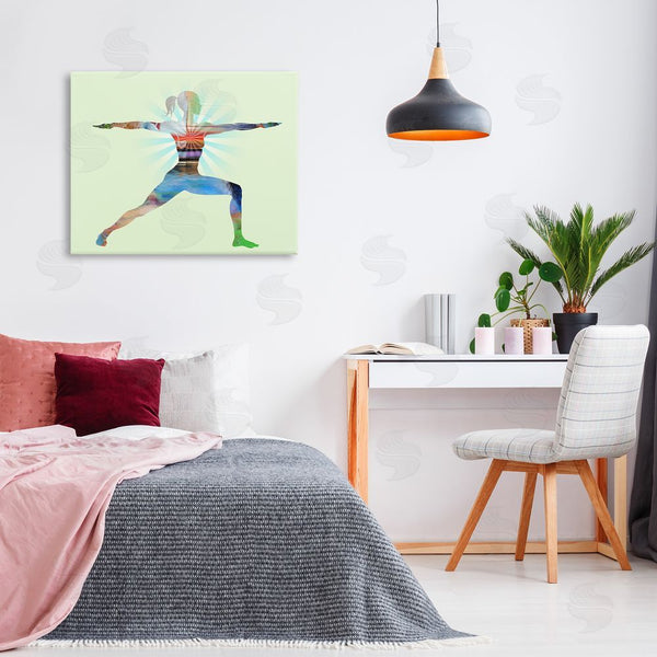 Stupell Industries Tim Parker | Standing Yoga Pose Wall Art
