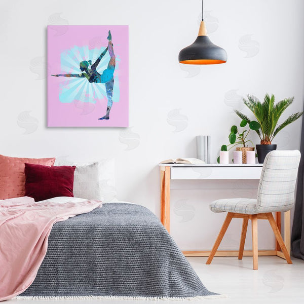 Stupell Industries Tim Parker | Stretching Mindful Exercise Wall Art