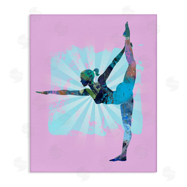 stupell industries Tim Parker | Stretching Mindful Exercise Wall Art