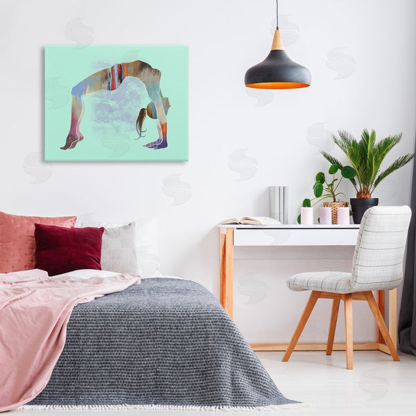 Stupell Industries Tim Parker | Yoga Exercise Pose Wall Art