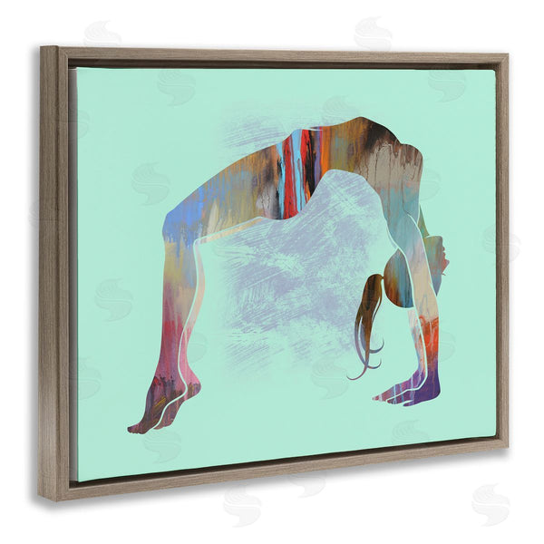 Stupell Industries Tim Parker | Yoga Exercise Pose Wall Art