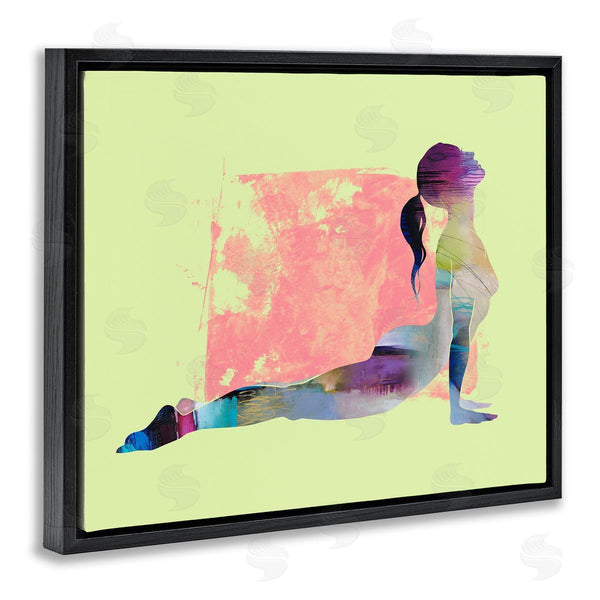 Stupell Industries Tim Parker | Yoga Pose On Yellow Wall Art