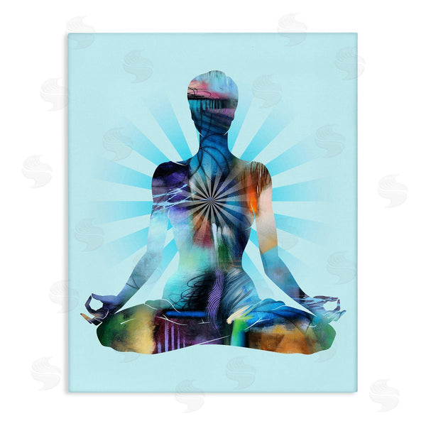 stupell industries Tim Parker | Zen Meditation Pose Wall Art