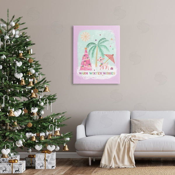 Stupell Industries Tina Devins | Coastal Warm Winter Wishes Wall Art