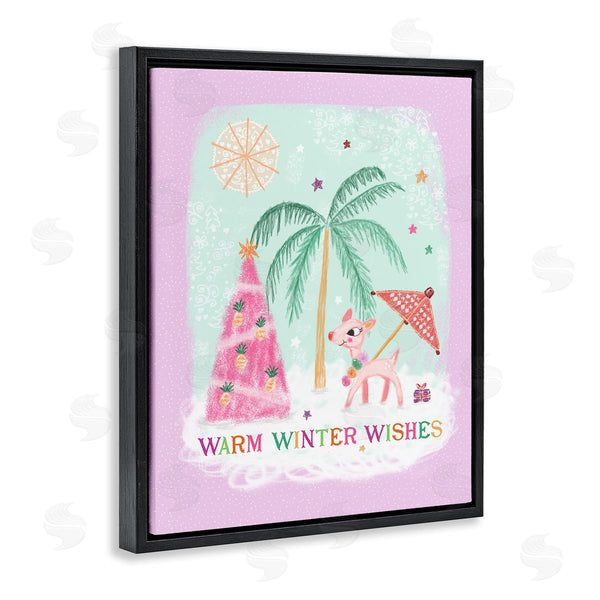 Stupell Industries Tina Devins | Coastal Warm Winter Wishes Wall Art