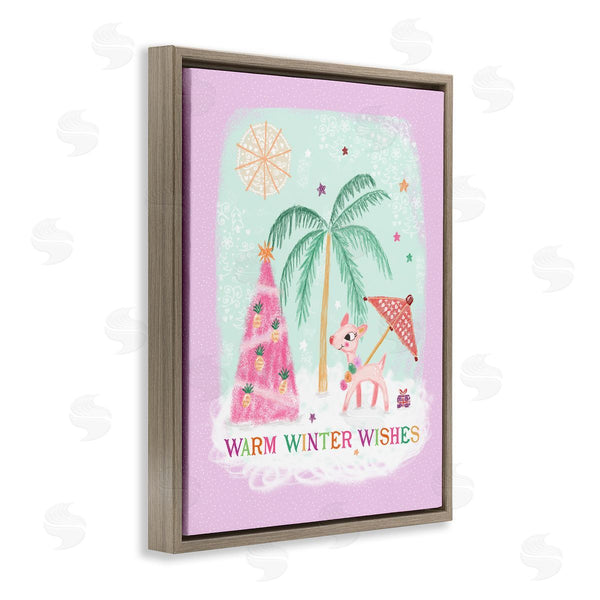 Stupell Industries Tina Devins | Coastal Warm Winter Wishes Wall Art