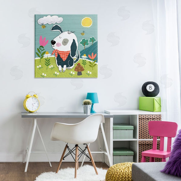 Stupell Industries Tina Finn | Countryside Dog Landscape Wall Art