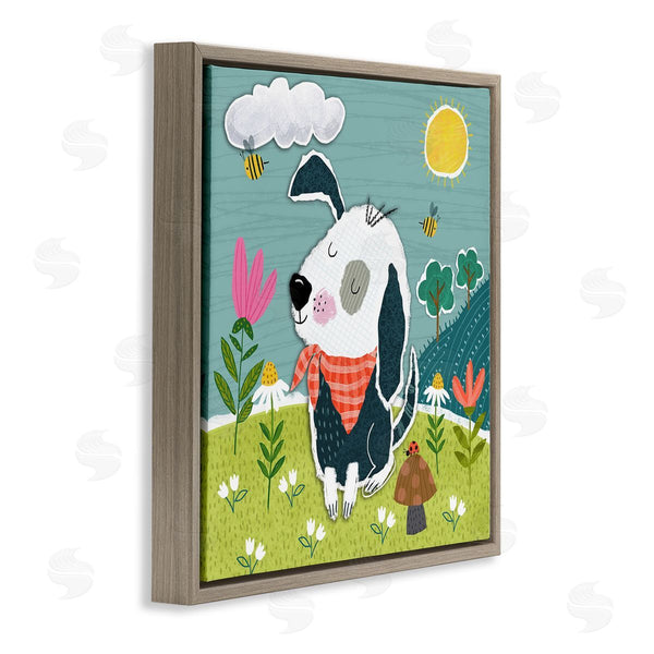 Stupell Industries Tina Finn | Countryside Dog Landscape Wall Art