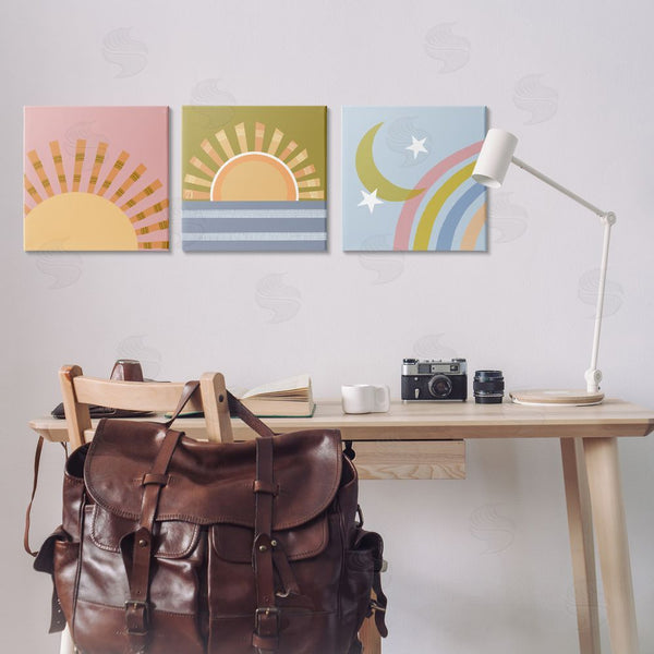 Stupell Industries Tina Finn | Rising Sun & Moon Wall Art