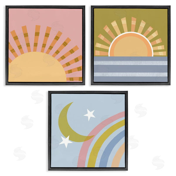 Stupell Industries Tina Finn | Rising Sun & Moon Wall Art