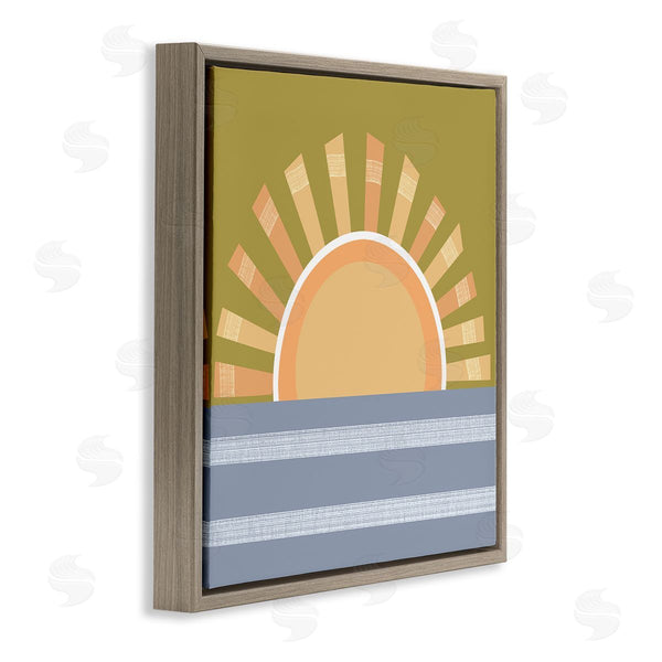 Stupell Industries Tina Finn | Rising Sun Over Ocean Wall Art