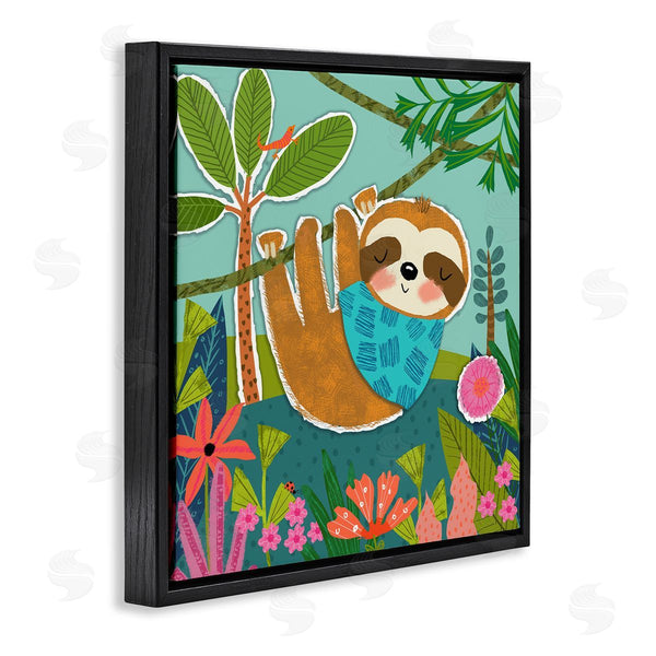 Stupell Industries Tina Finn | Sleepy Sloth In Nature Wall Art