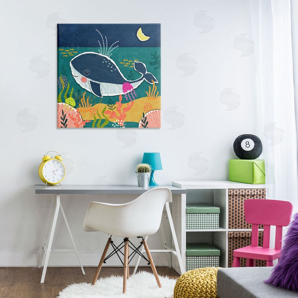 Stupell Industries Tina Finn | Whale At Nighttime Wall Art