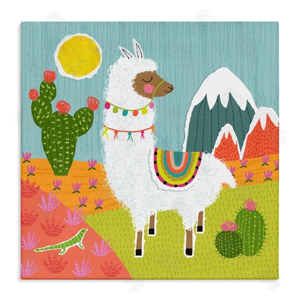 stupell industries Tina Finn | Whimsical Llama Scene Wall Art