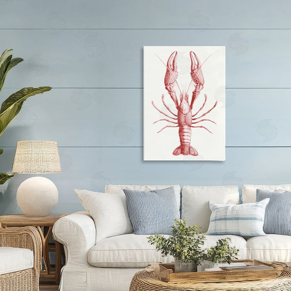 Stupell Industries Tina Higgins Designs Inc. | Red Lobster Traditional Details