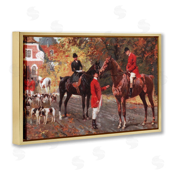 Stupell Industries Tina Higgins Designs Inc. | Vintage Horses & Jockeys