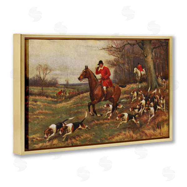 Stupell Industries Tina Higgins Designs Inc. | Vintage Hunting Party Dogs