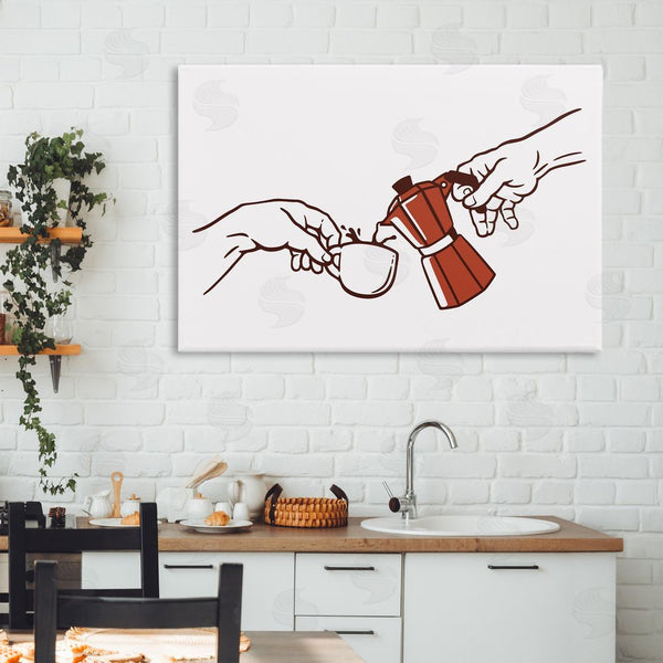 Stupell Industries Tobe Fonseca | Creation Of Coffee Classic Parody