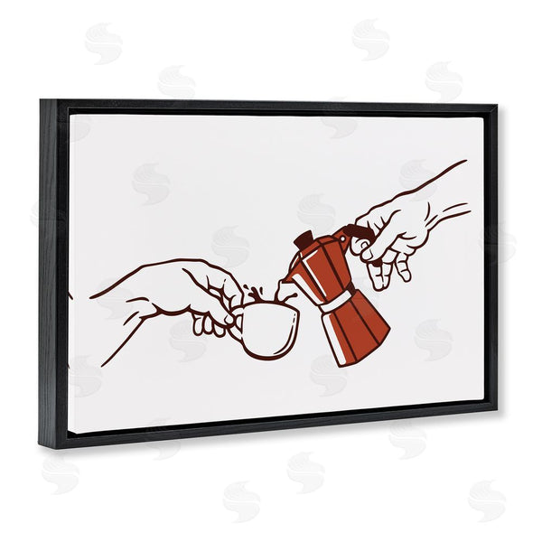 Stupell Industries Tobe Fonseca | Creation Of Coffee Classic Parody