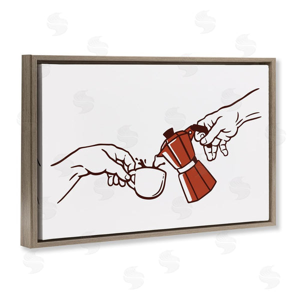 Stupell Industries Tobe Fonseca | Creation Of Coffee Classic Parody