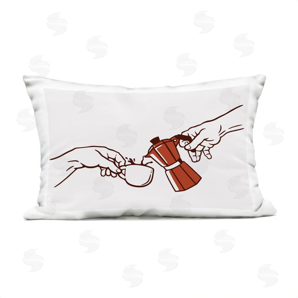 Stupell Industries Tobe Fonseca | Creation Of Coffee Classic Parody Throw Pillow